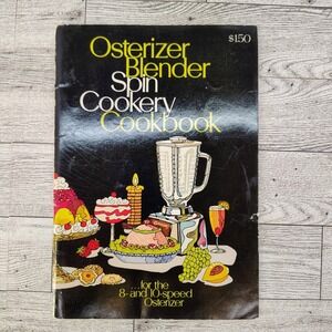 Osterizer Blender Spin Cookery Cookbook Owners Manual Booklet & Recipes 1973 Vtg